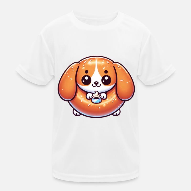 Beagle Bagel Kids Functional T-Shirt