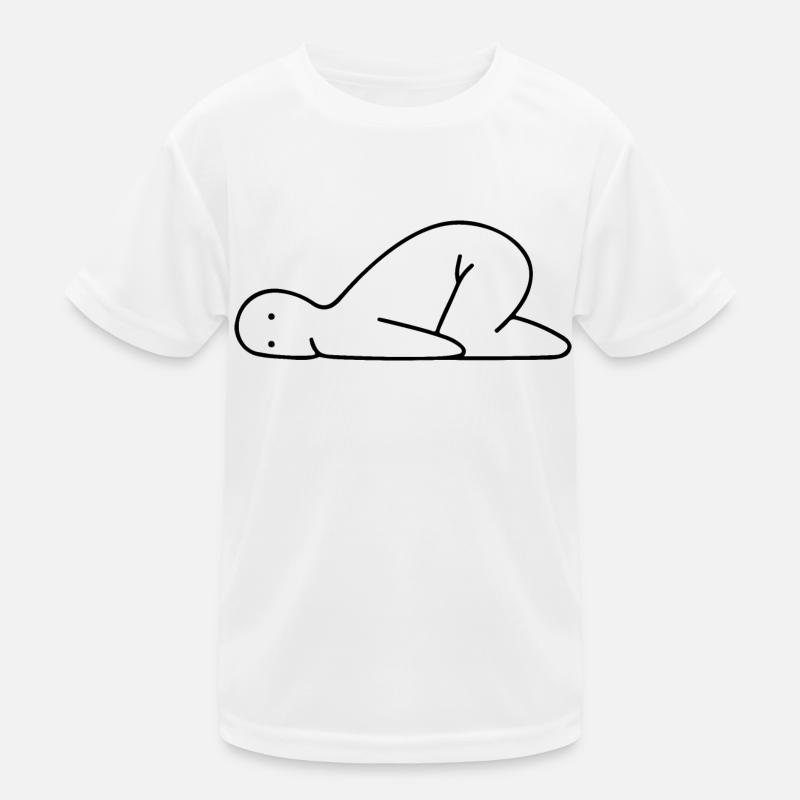 Sagging illustration! Assembly! Kids Functional T-Shirt