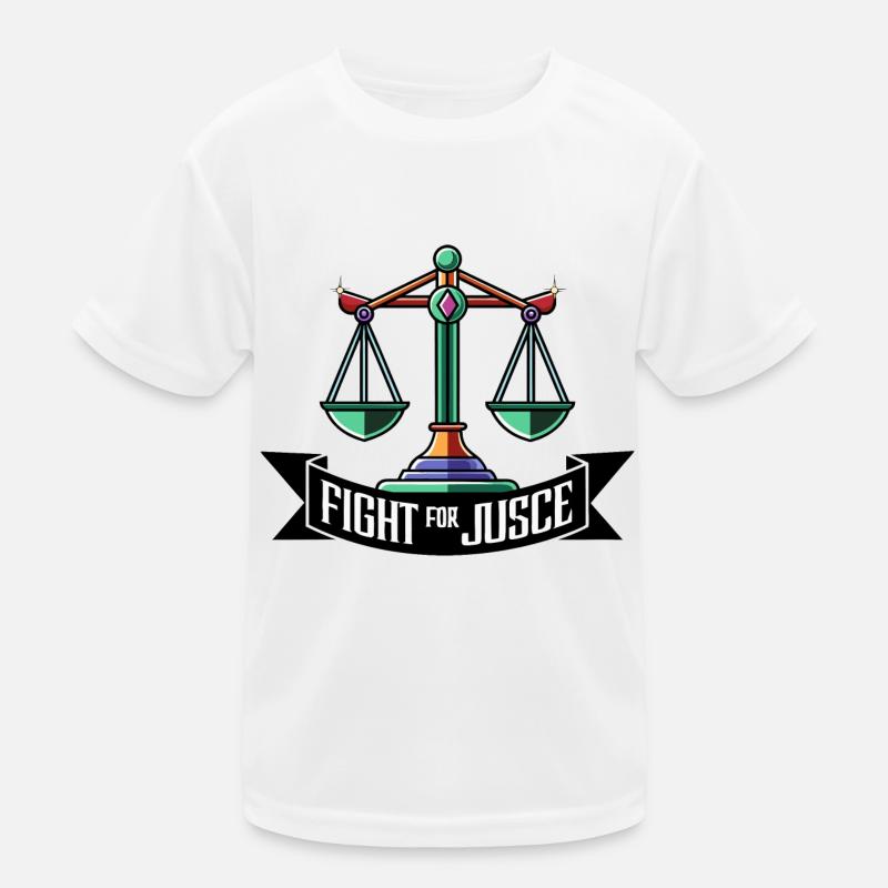 FIGHT FOR JUSTICE Kids Functional T-Shirt