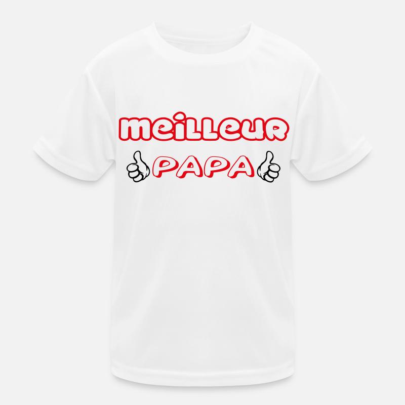 MEILLEUR PAPA T-shirt sport Enfant
