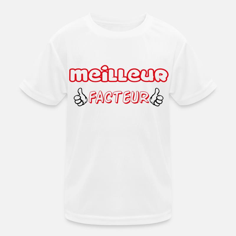 BEST FACTOR - Kids Functional T-Shirt - white