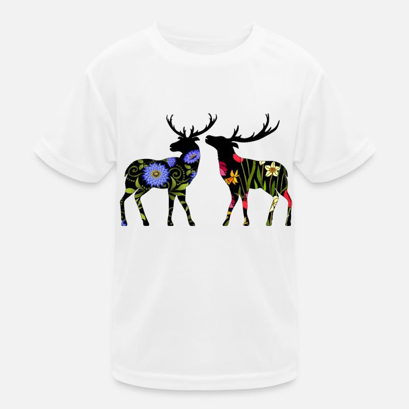 Hirsch Kinder Funktions-T-Shirt