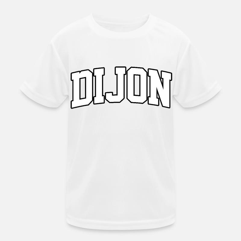 Dijon logo: Collegiate design with authentic style Kids Functional T-Shirt