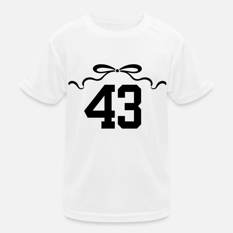 Number 43 Knot - 43rd Anniversary Kids Functional T-Shirt