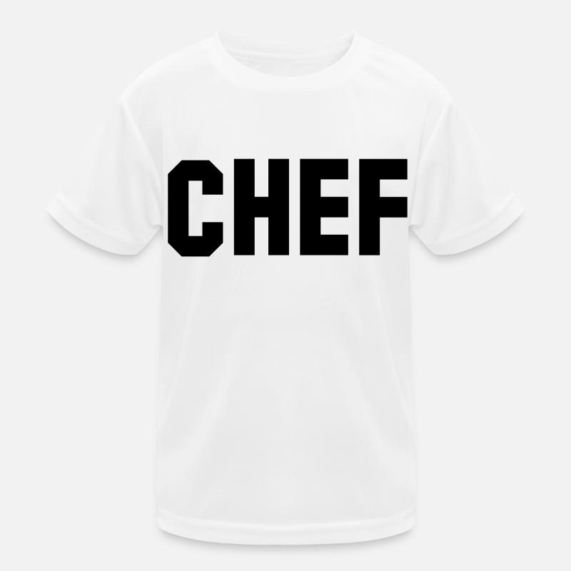 chef Kinder Funktions-T-Shirt