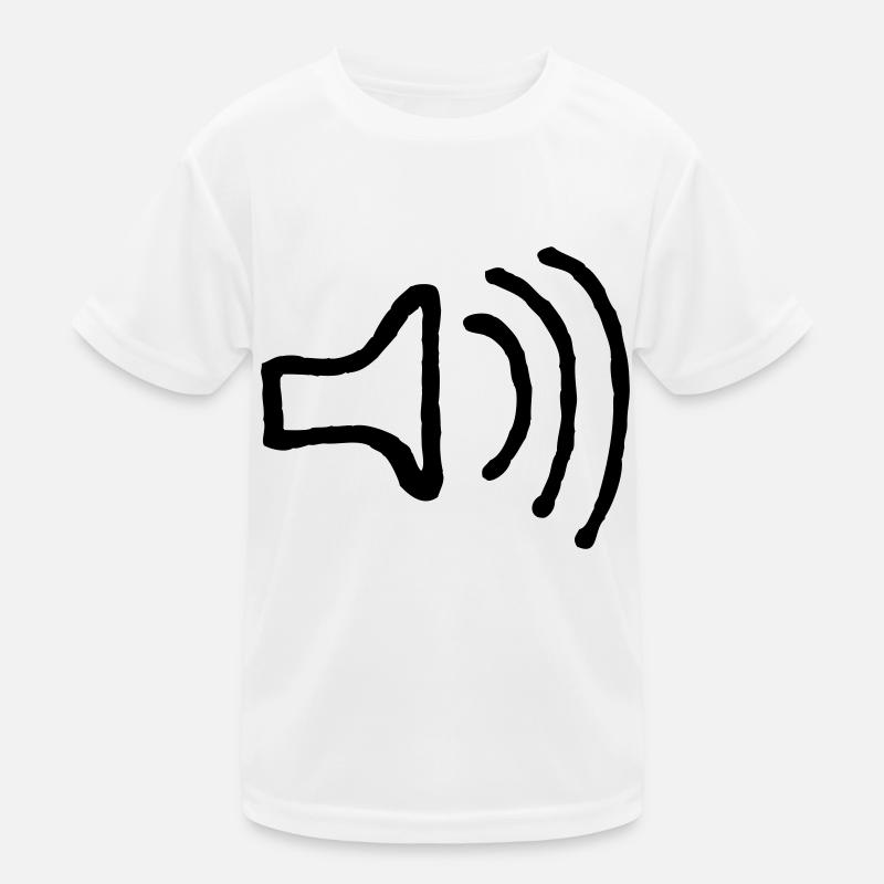 lautsprecher Kinder Funktions-T-Shirt