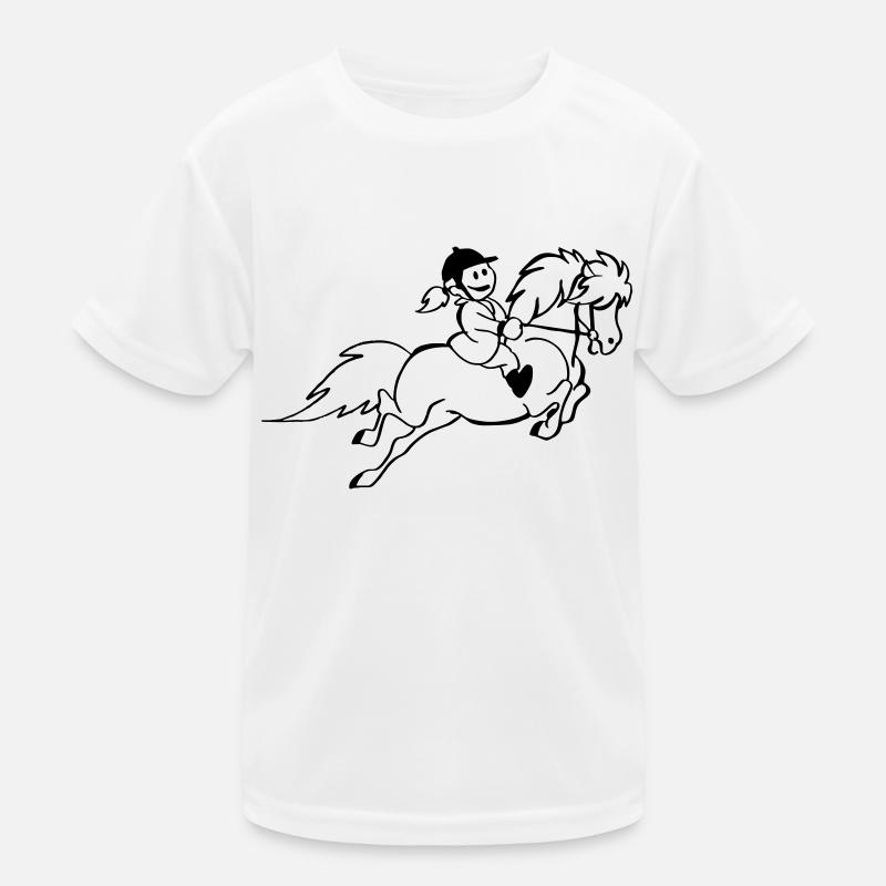 cavalière de poney T-shirt sport Enfant