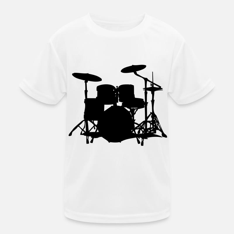drums Kinder Funktions-T-Shirt