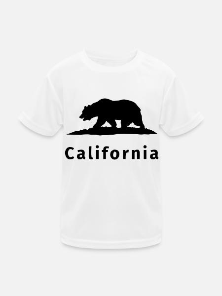 California - Kids Functional T-Shirt - white - Front