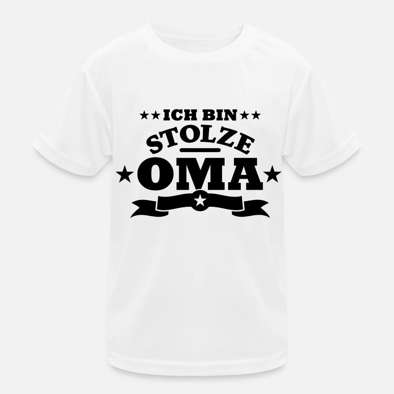 Stolze Oma Kinder Funktions-T-Shirt