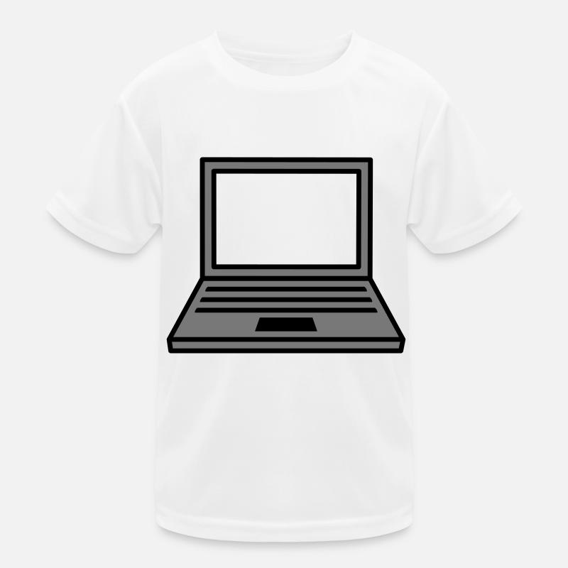 computer laptop notebook pc schreiben bildschirm m Kinder Funktions-T-Shirt