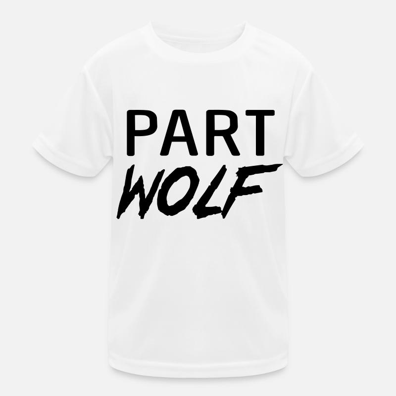 Part Wolf Kids Functional T-Shirt