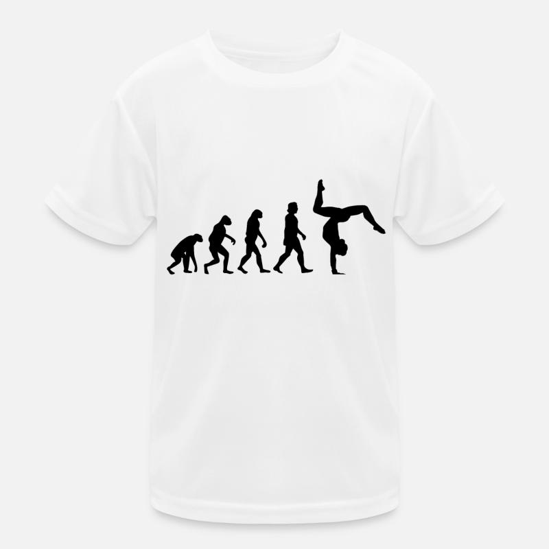 Gymnastics handstand evolution Kids Functional T-Shirt