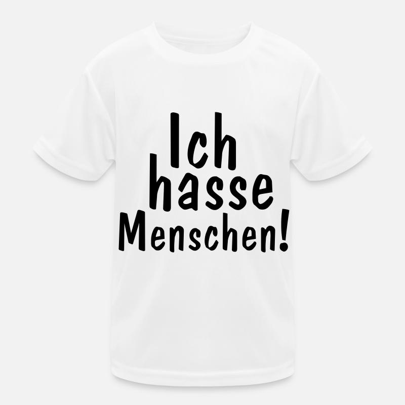 ich hasse menschen Kinder Funktions-T-Shirt
