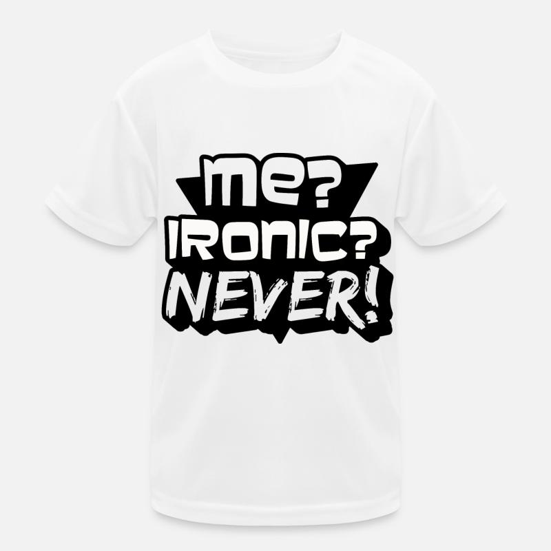 Ich bin doch nicht ironisch Kinder Funktions-T-Shirt