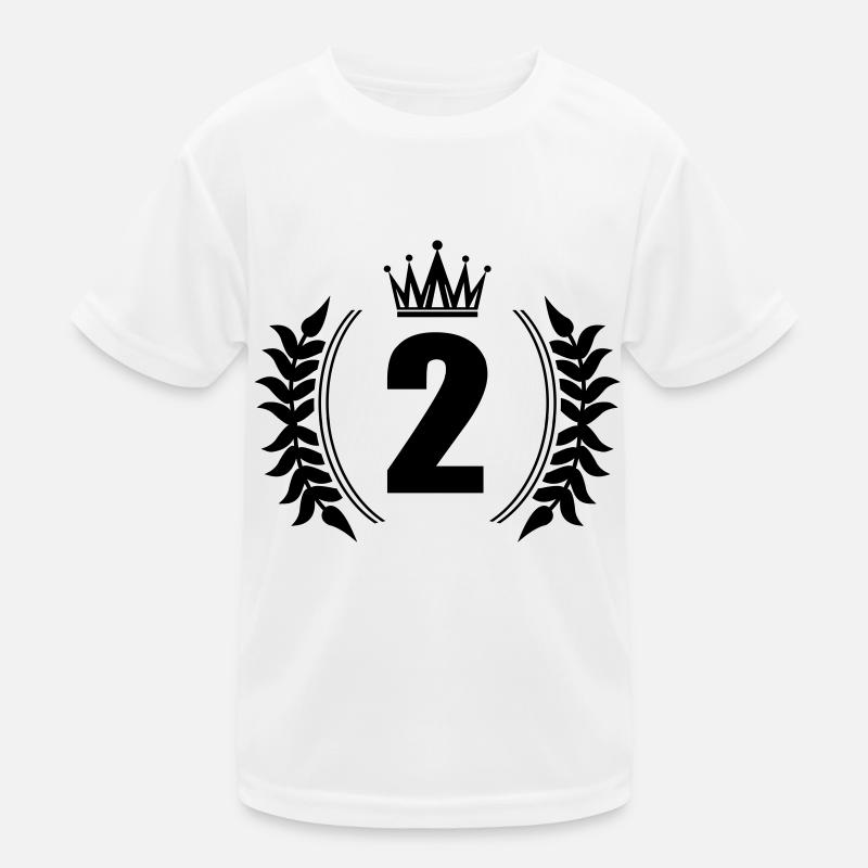 nummer 2 Kinder Funktions-T-Shirt