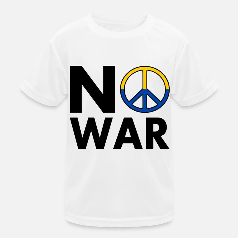 No war Kinder Funktions-T-Shirt