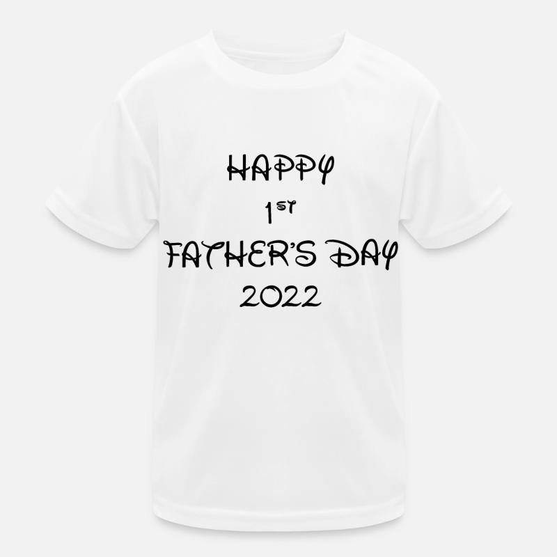 1st FATHERS DAY 2022 Kids Functional T-Shirt