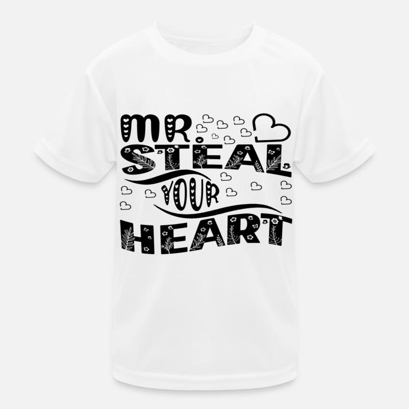 Mr Steal your Heart Kids Functional T-Shirt