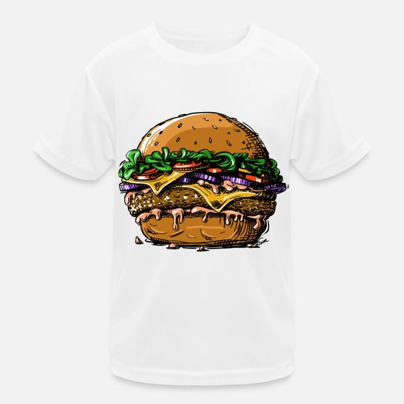 burger Kids Functional T-Shirt