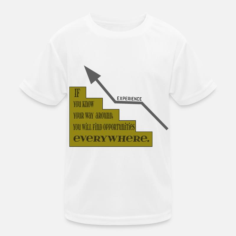 Experience - Success - Failure - Advancement Kids Functional T-Shirt