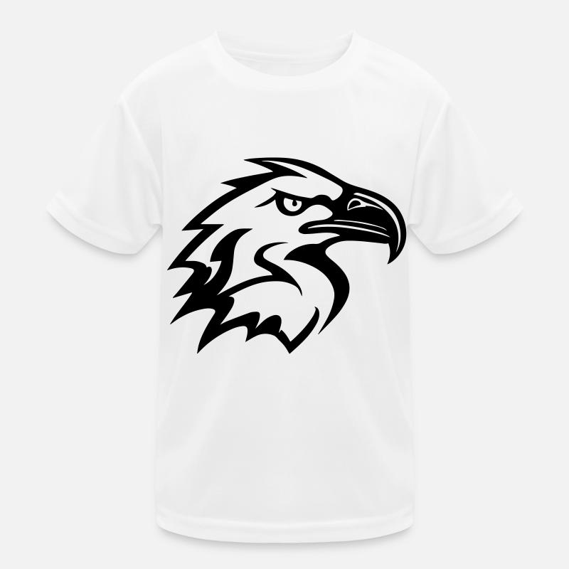 tête d'aigle styliséde profil T-shirt sport Enfant