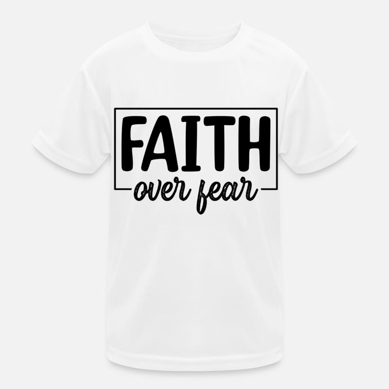 La foi plutôt que la peur T-shirt sport Enfant