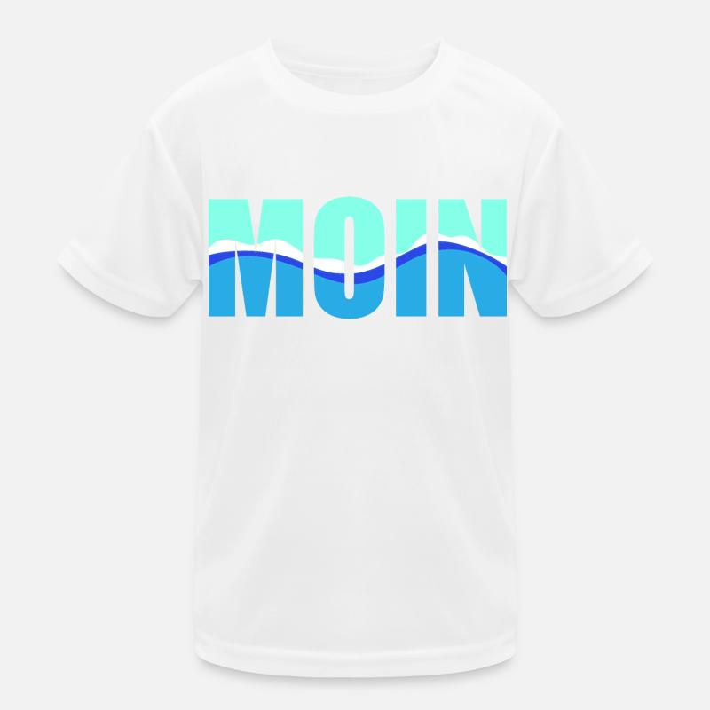 Moin - maritimes Design Kinder Funktions-T-Shirt