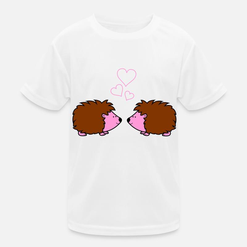 Hérisson amoureux T-shirt sport Enfant