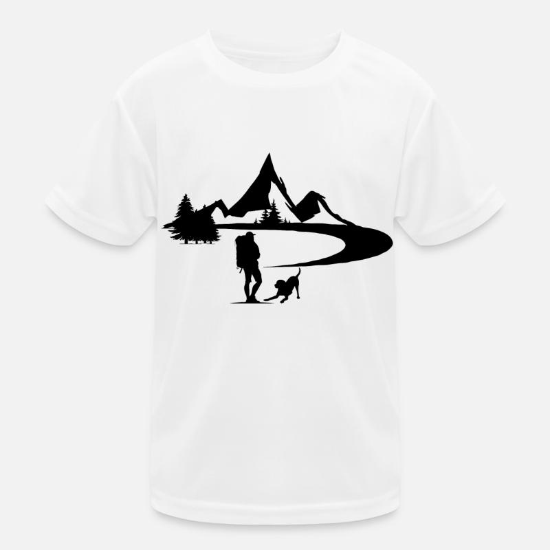 Berg Abenteuer Geschenk Spruch Bergsteigen Wandern Kinder Funktions-T-Shirt