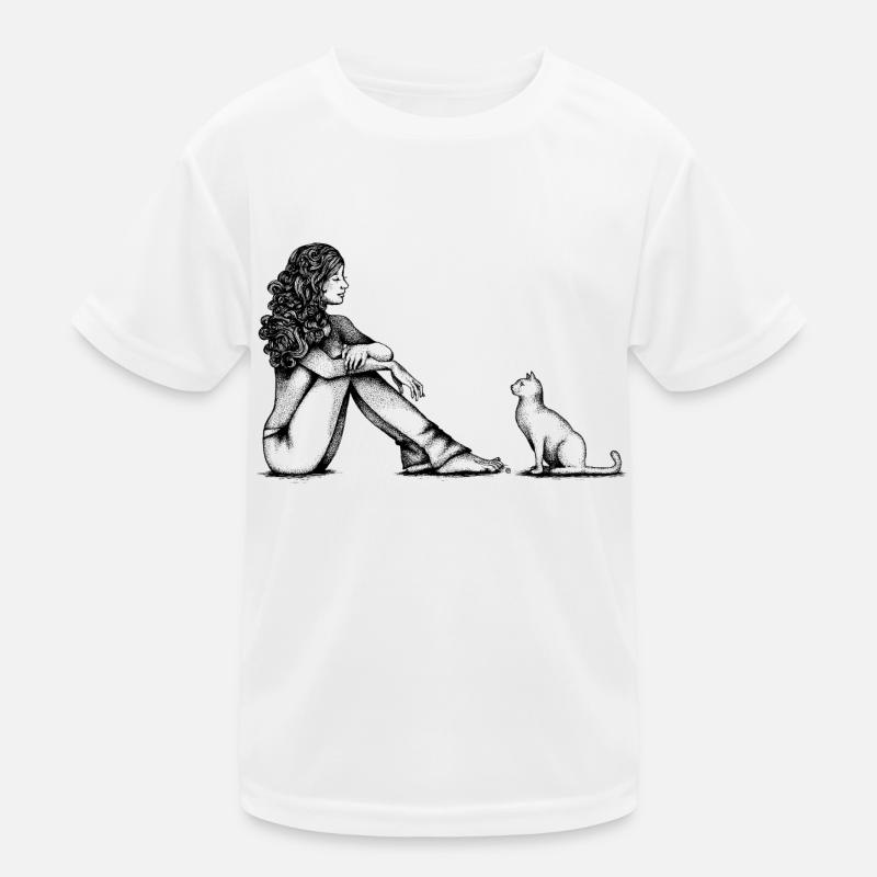 Mon chat et moi T-shirt sport Enfant