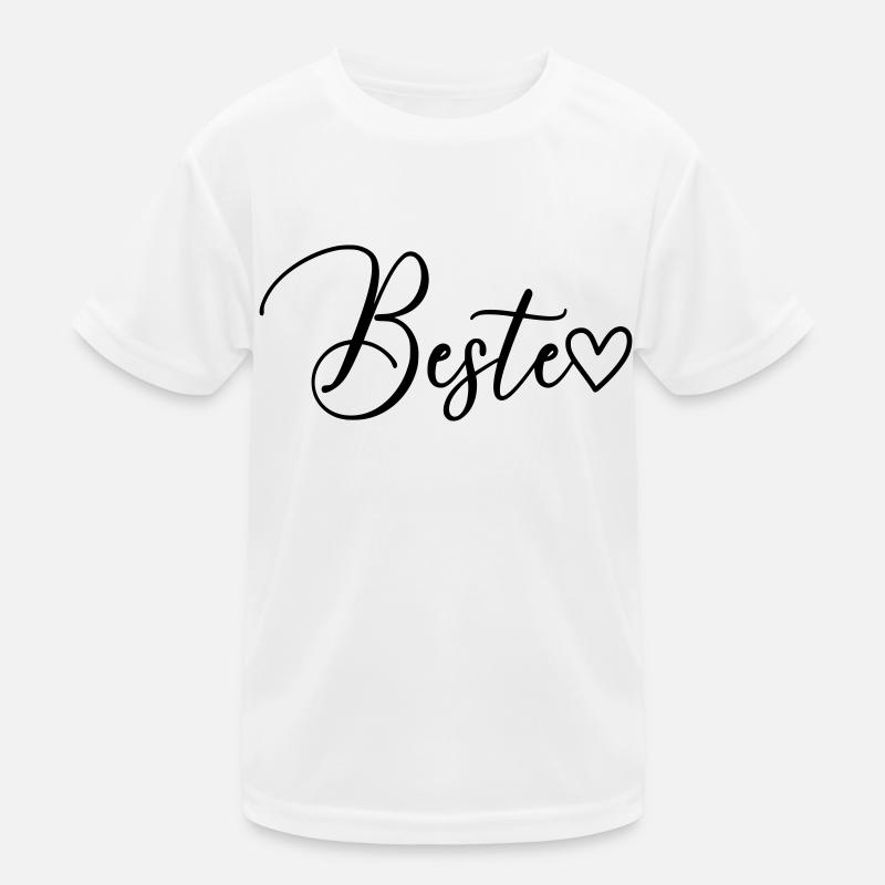 Beste Schrift Kinder Funktions-T-Shirt