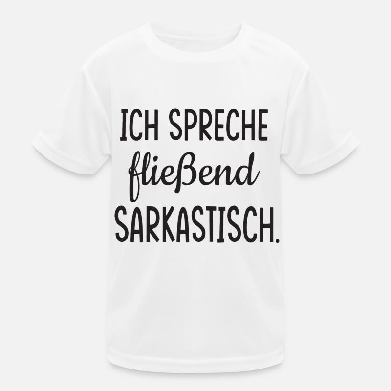 Sarkasmus Kinder Funktions-T-Shirt