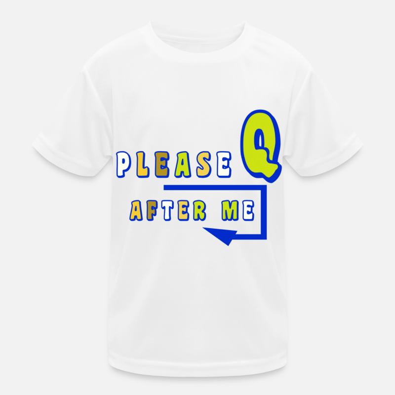 Please queue Kids Functional T-Shirt