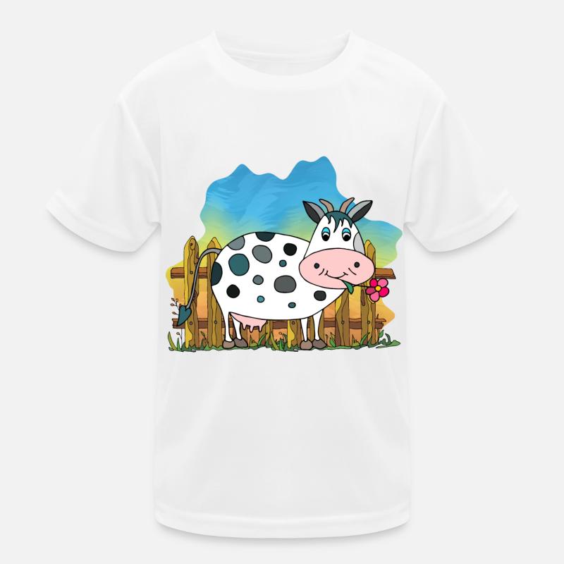 Cow Kids Functional T-Shirt