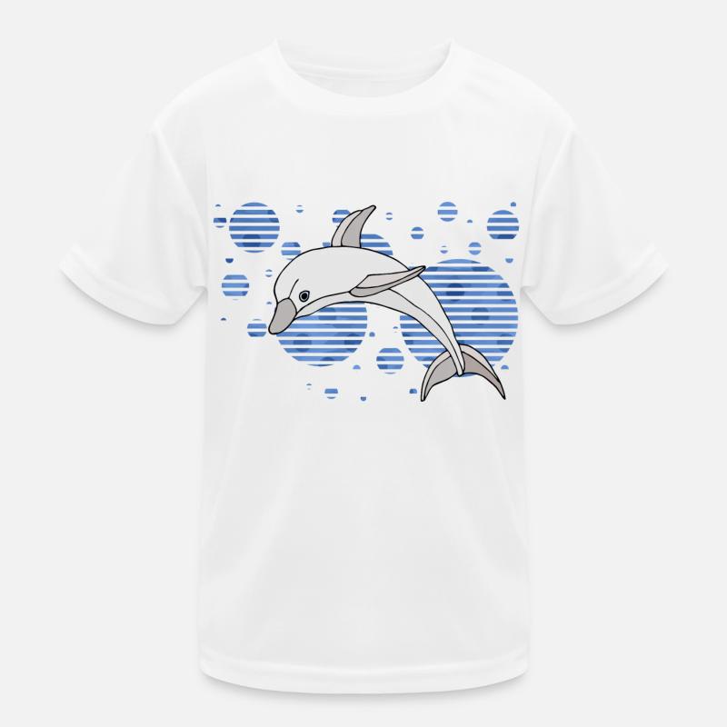 Delfin Kinder Funktions-T-Shirt