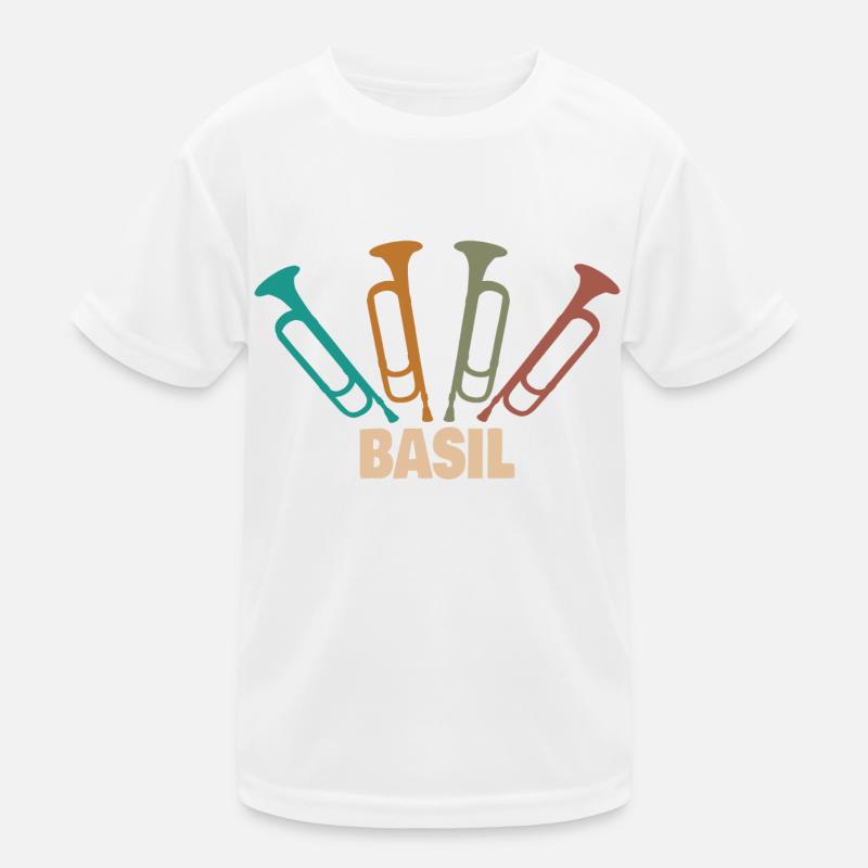 Gift for Basil Kids Functional T-Shirt