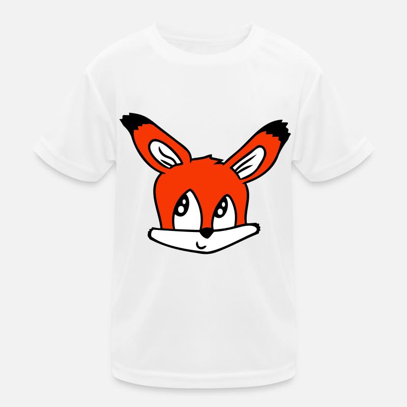 Fuchs Rotfuchs Wildes Tier Schlauer Wald Bewohner Kinder Funktions-T-Shirt