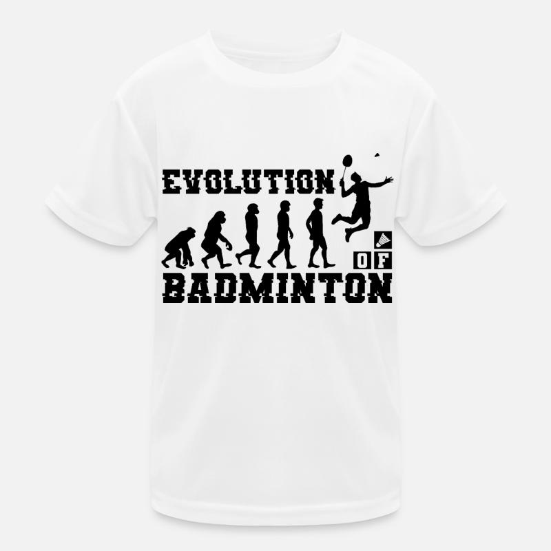 Badminton Evolution Silhouette Kinder Funktions-T-Shirt