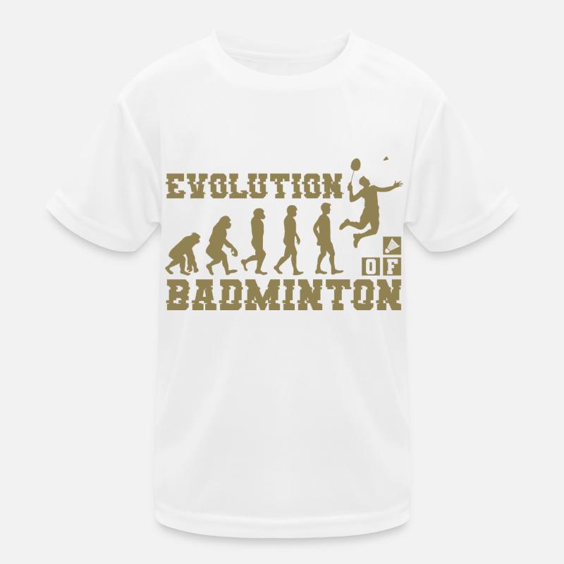 Badminton Evolution Silhouette Kinder Funktions-T-Shirt