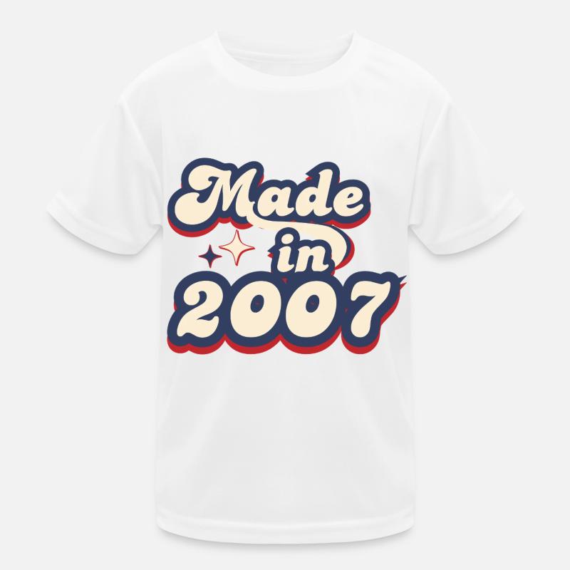 Made in 2007 retro Kids Functional T-Shirt