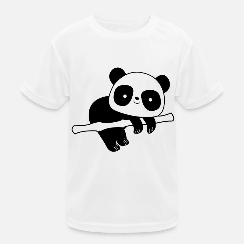 Pandabär Kinder Funktions-T-Shirt