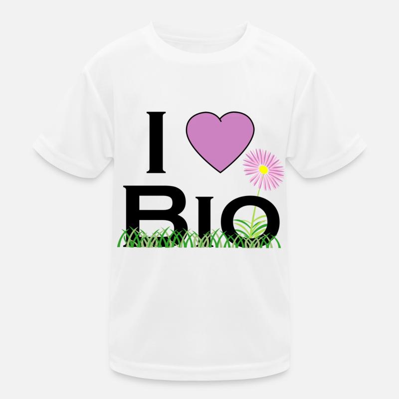 ich liebe bio Kinder Funktions-T-Shirt