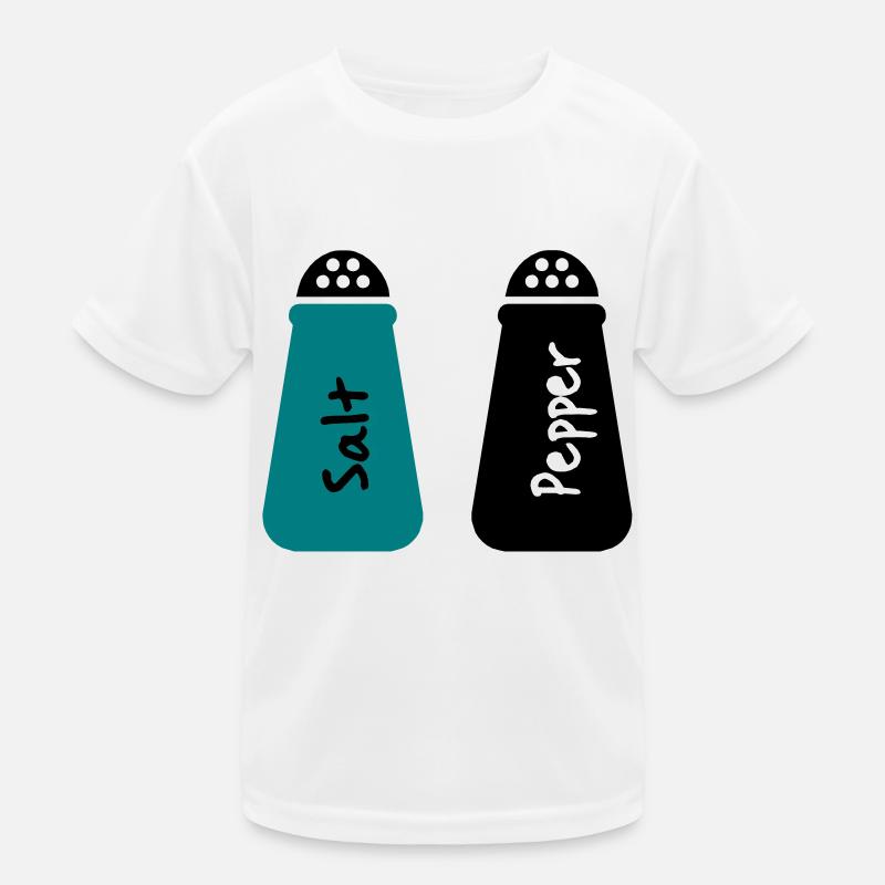 salz und pfeffer Kinder Funktions-T-Shirt