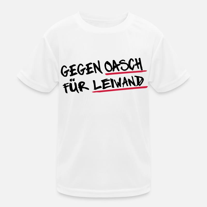 Oaschleiwand 2 Kinder Funktions-T-Shirt