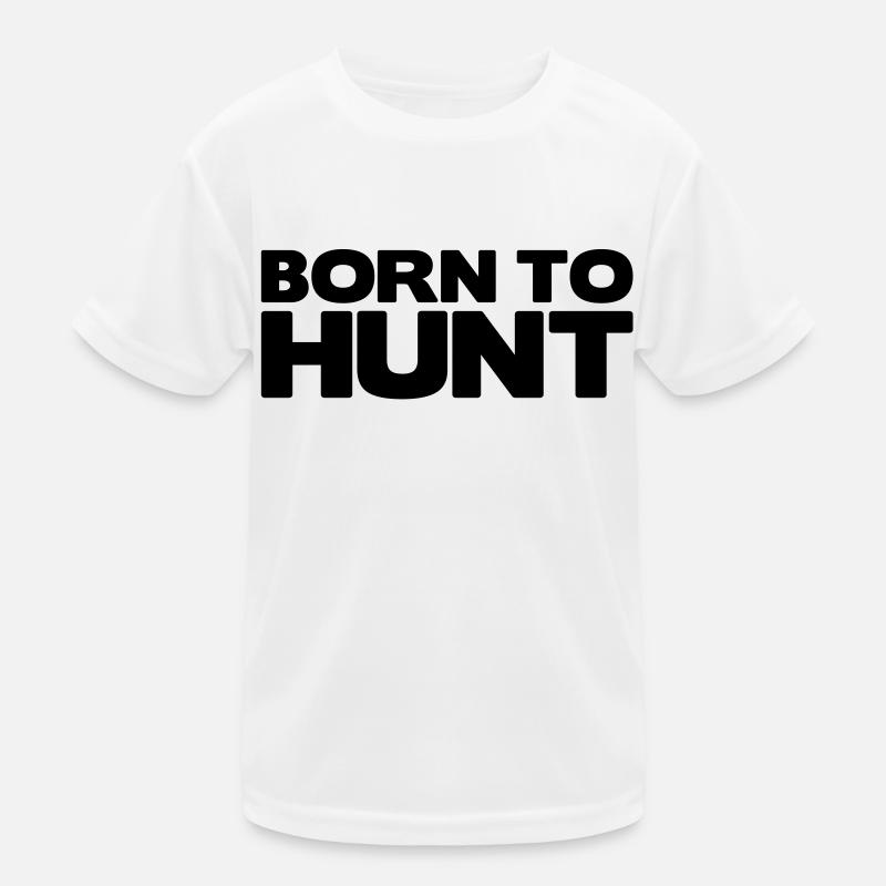 born to hunt Kinder Funktions-T-Shirt