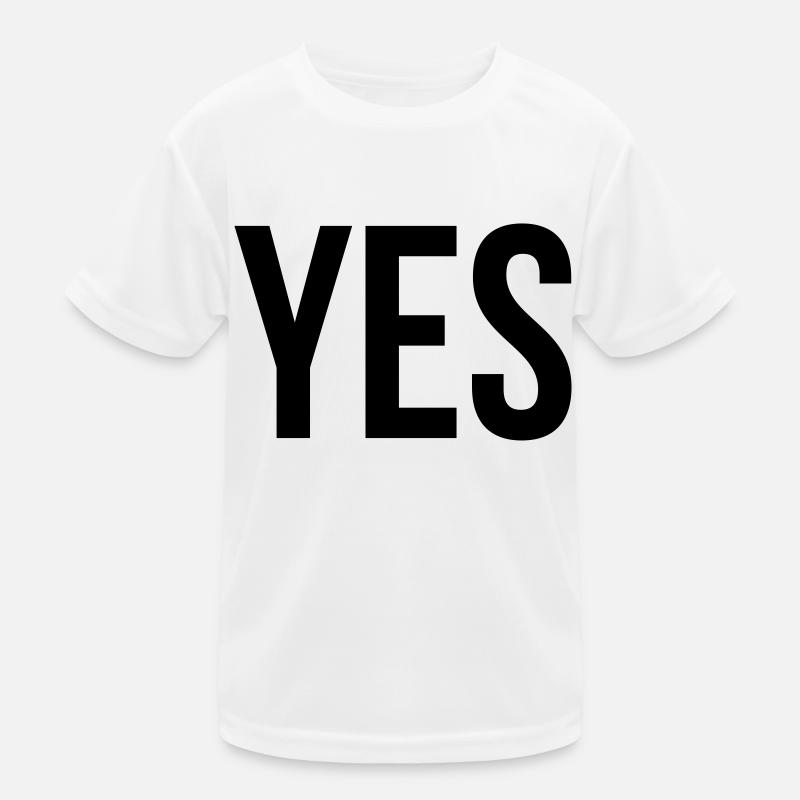 yes Kinder Funktions-T-Shirt