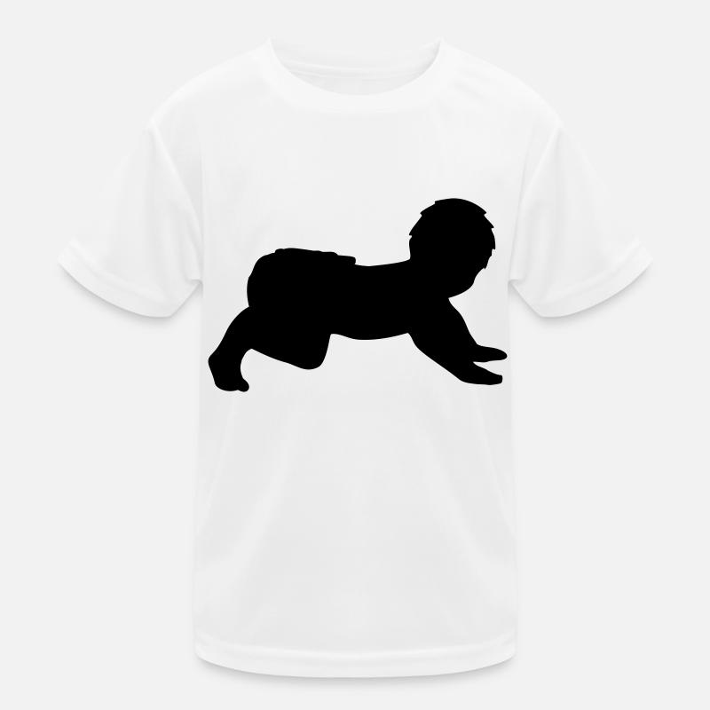 Crawling Baby Kids Functional T-Shirt