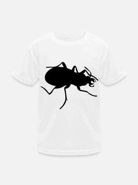 Bug - Kids Functional T-Shirt - white - Front