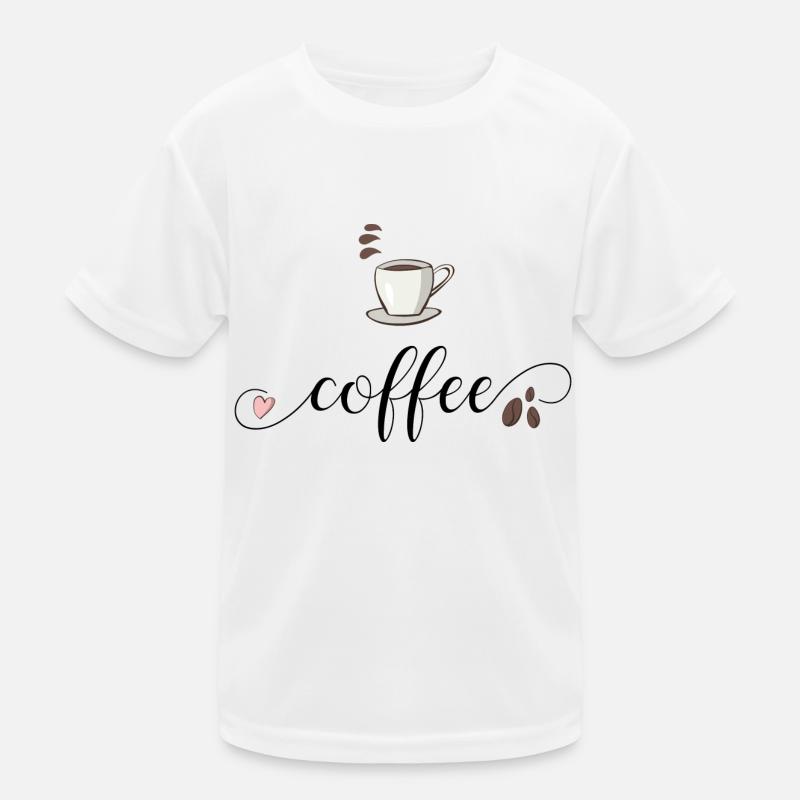 coffee Kinder Funktions-T-Shirt